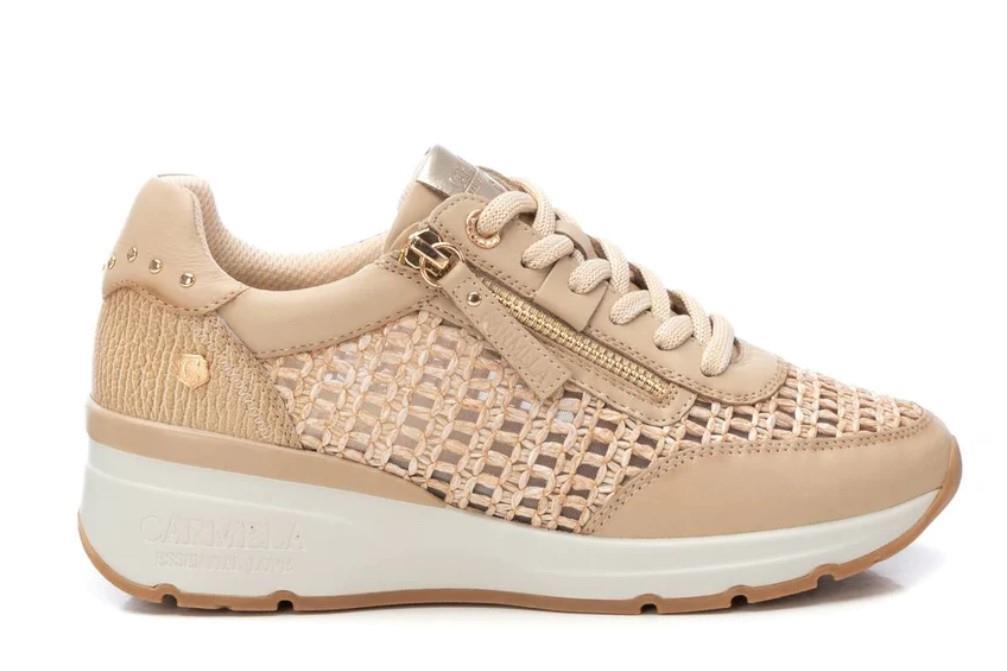 Zapatillas deportivas Carmela 162326 en beige para mujer