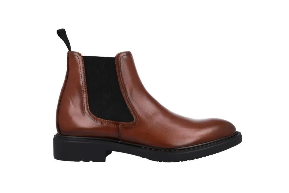 Botines chelsea Luis Gonzalo 7107H en cuero para hombre