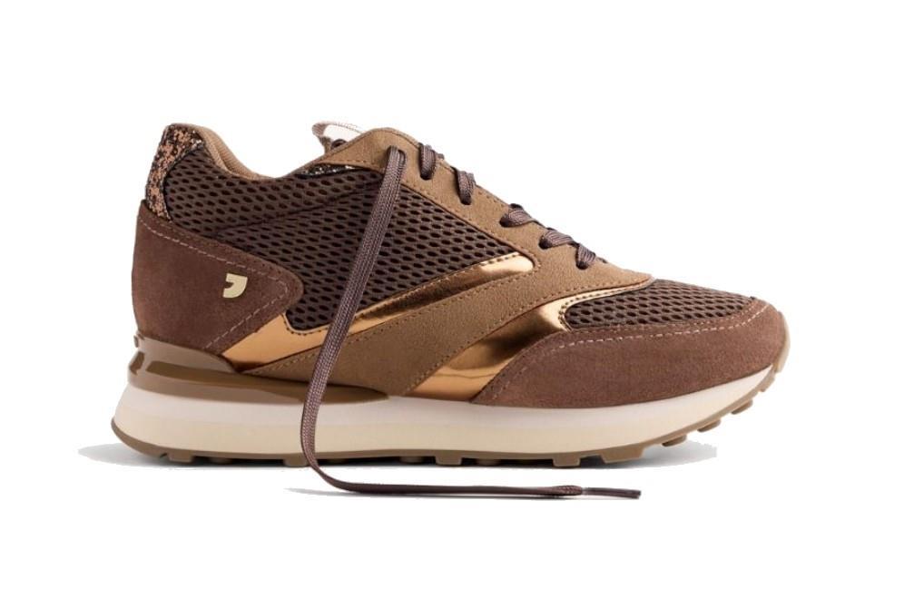 Zapatillas deportivas con cuña KEEWATIN 77000 en color taupe