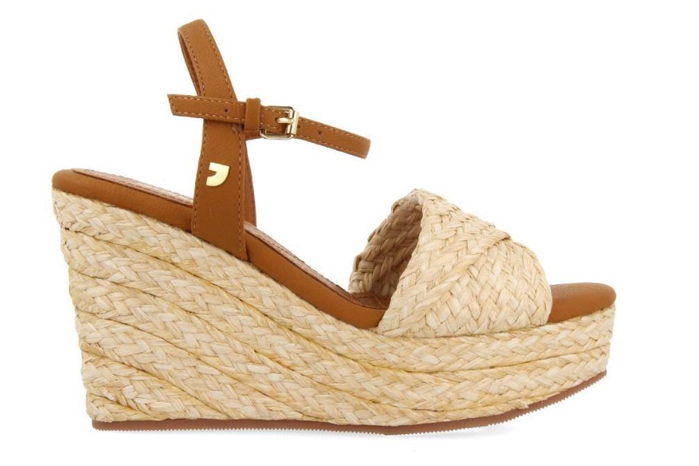 Sandalias con cuña de yute Gioseppo ALLKAJ 71130 en natural para mujer
