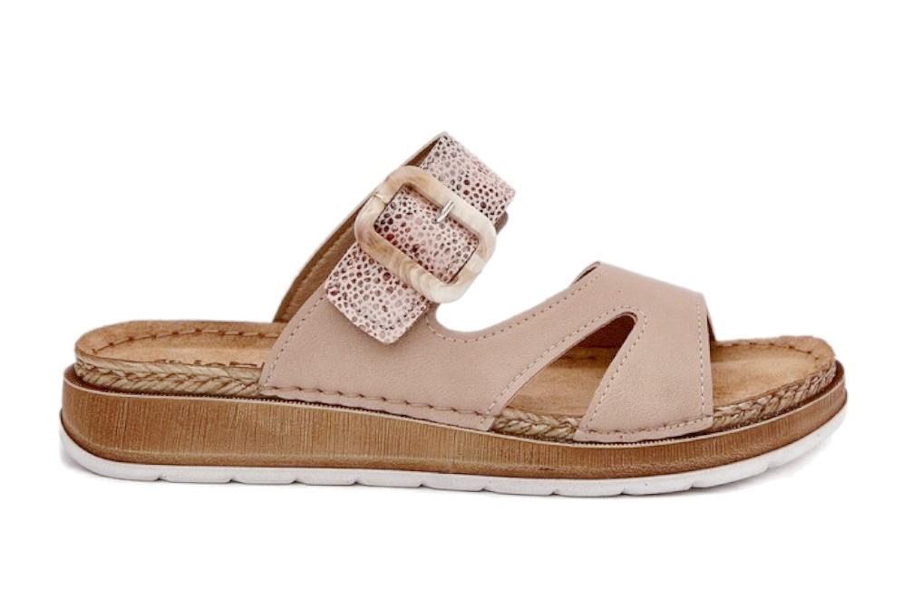 Sandalias cómodas inblu GS000055 en marrón para mujer