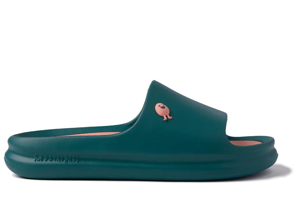 Chanclas Tipo Pala Gioseppo Gill 75545 verde para Hombre con Plantillas Intercambiables