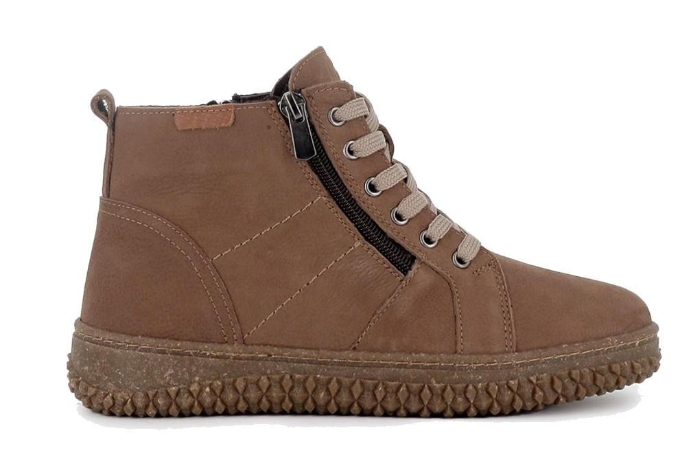 Botines deportivos Erase 4024 en cuero para mujer
