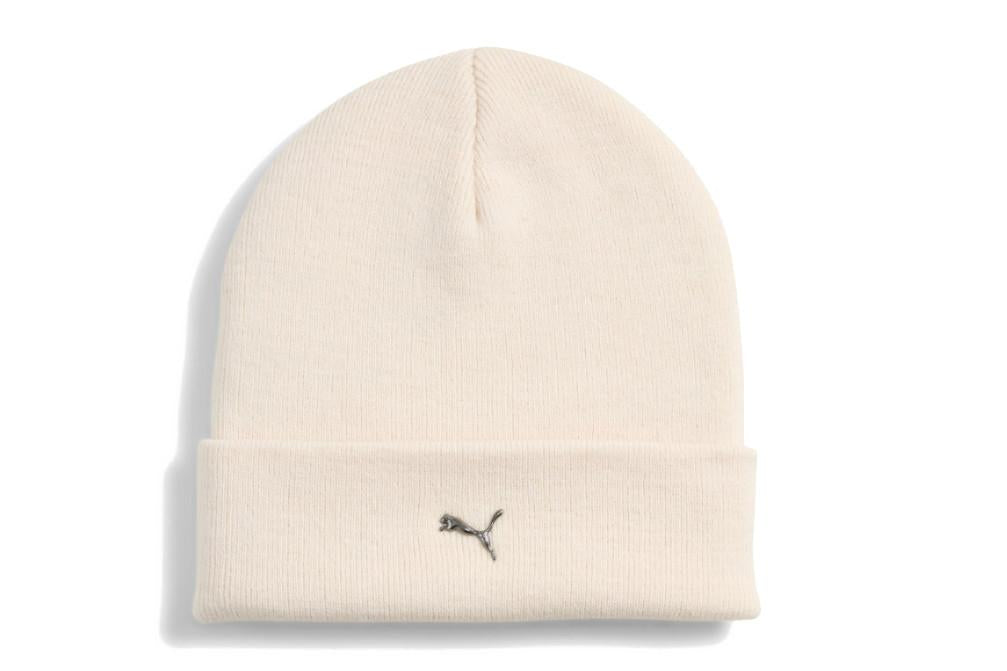 Gorro de punto Puma Metal Cat High Crown blanco
