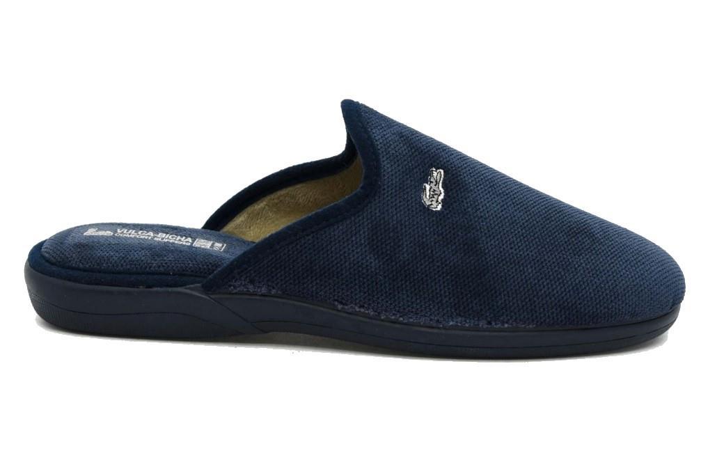 Zapatillas de casa destalonadas Vulca Bicha 4608 azul marino