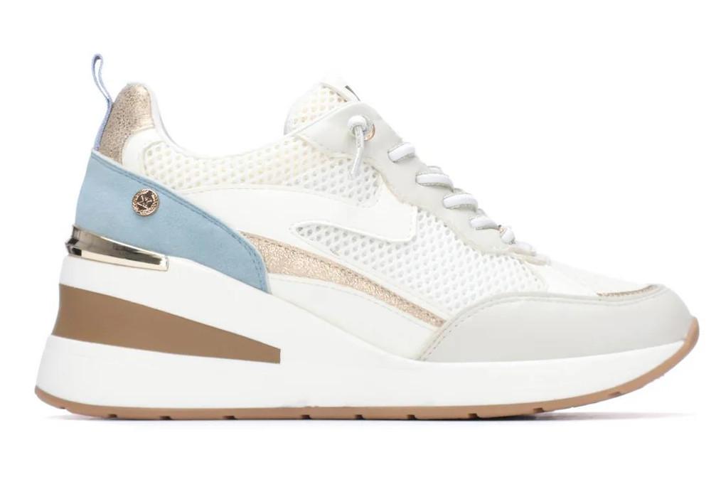 Zapatillas deportivas con cuña XTI 145101 en blanco