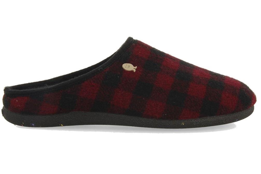 ZAPATILLAS DE CASA Hot Potatoes SAVANNAH 73885 en burdeos de hombre