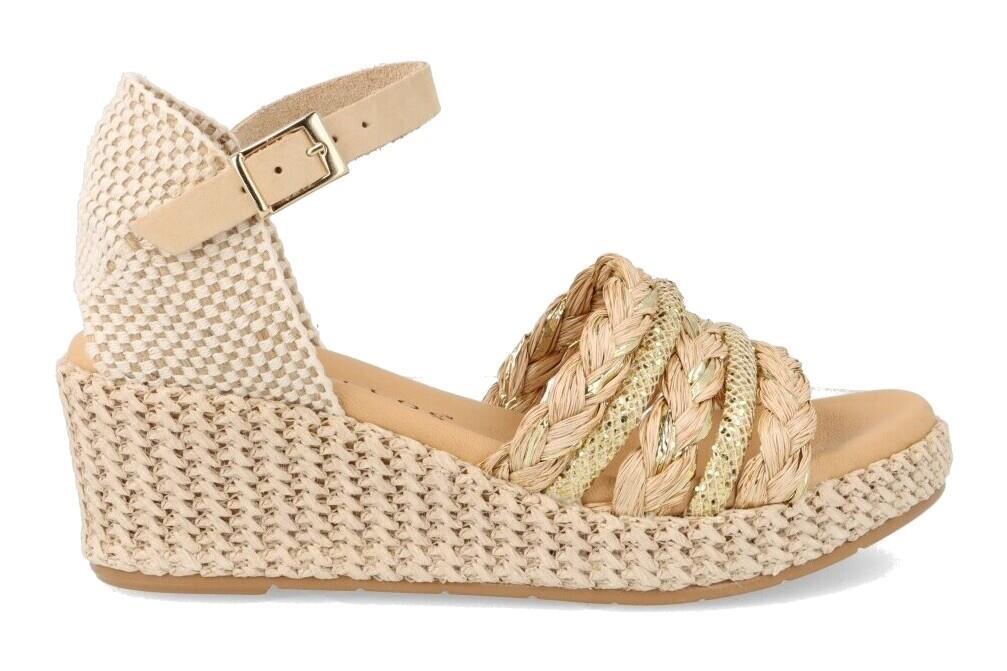 Sandalias Pitillos 5502 en color natura para mujer