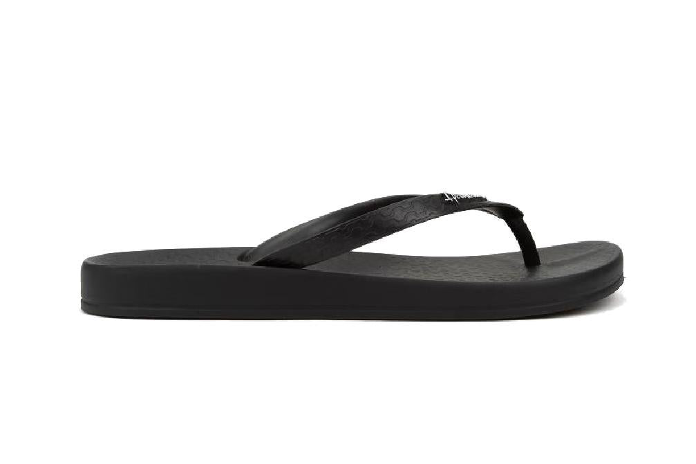 Chanclas de Dedo Ipanema Anatómica Tan IP81030 Negras para Mujer | Sandalias planas de piscina