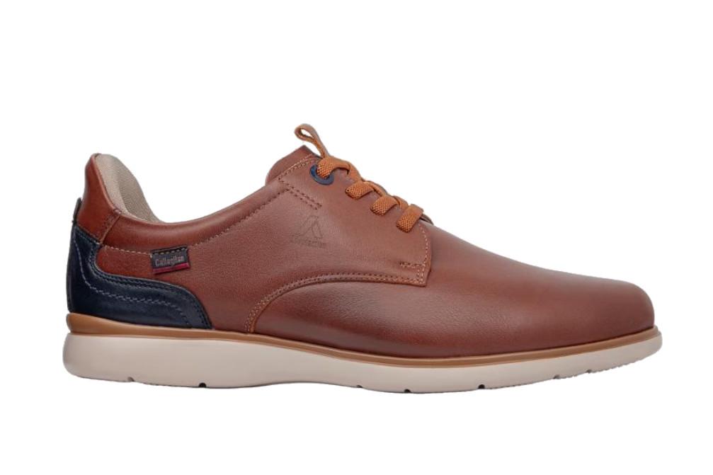 Zapatos con Cordones Callaghan Easy Sun 65000 Marrón para Hombre de Piel