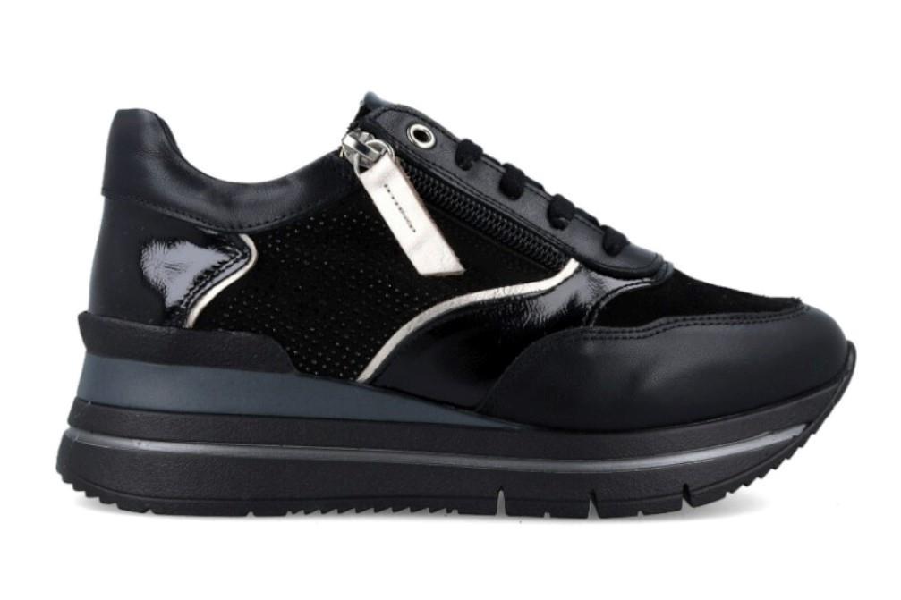 Zapatillas deportivas Walk&Fly Nimega SS24-11 en negro para mujer
