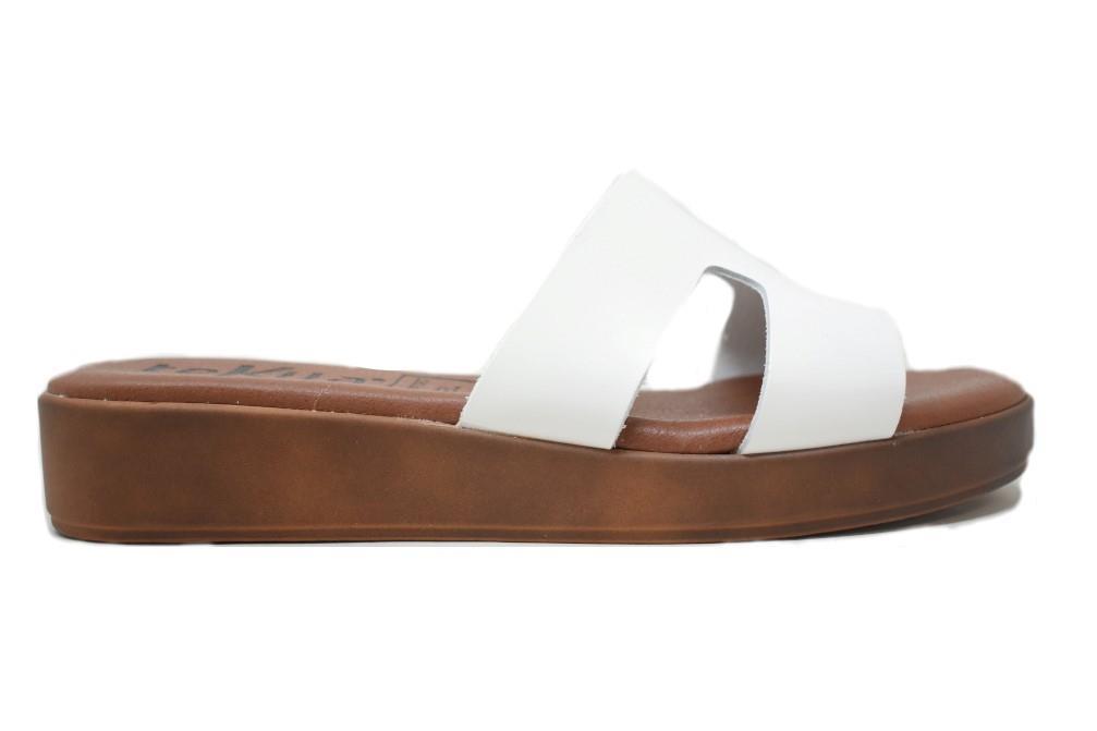 Sandalias con plataforma Tekila 36 en blanco para mujer