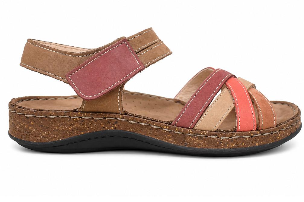 Sandalias bio Walk & Fly Mediterráneo 43170 expreso de piel para mujer