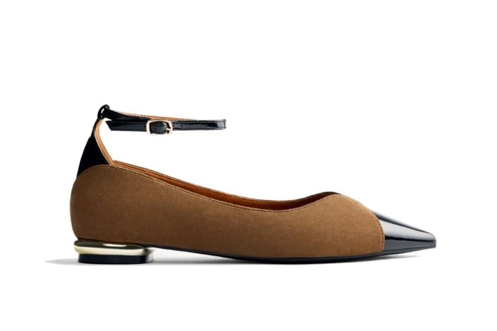 Bailarinas Gioseppo 76144 GRYCLA en color camel