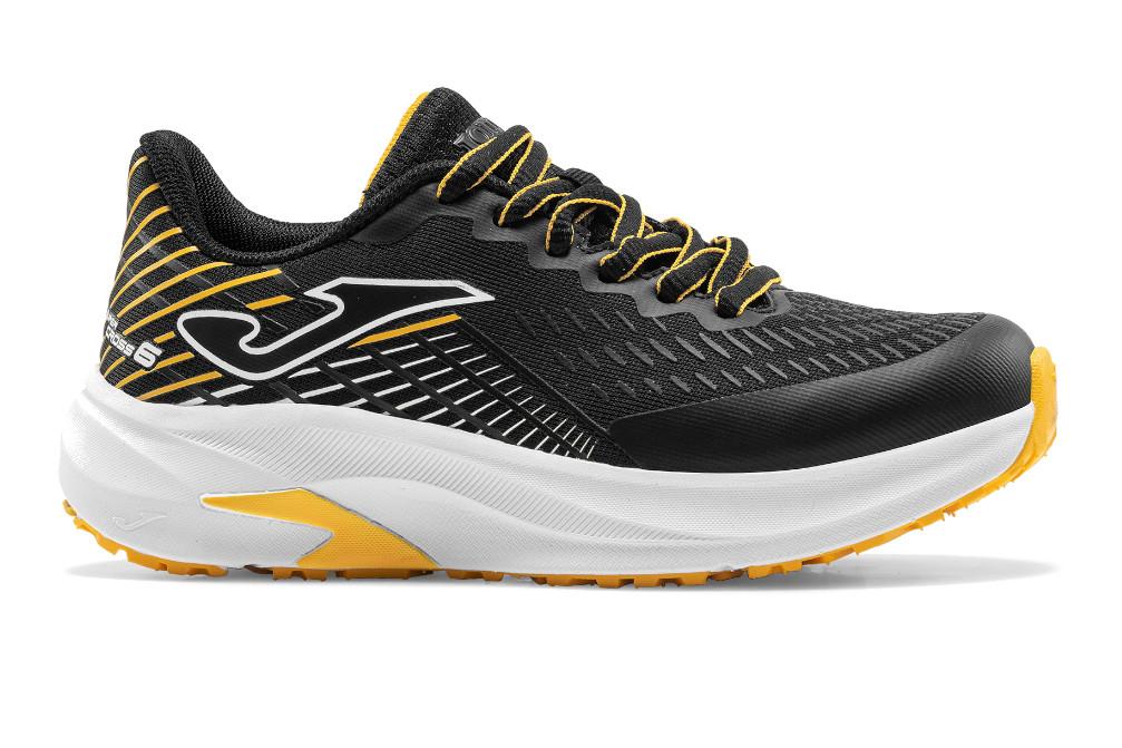 Zapatillas Joma Super Cross JR 2601 negro naranja para niño y niña