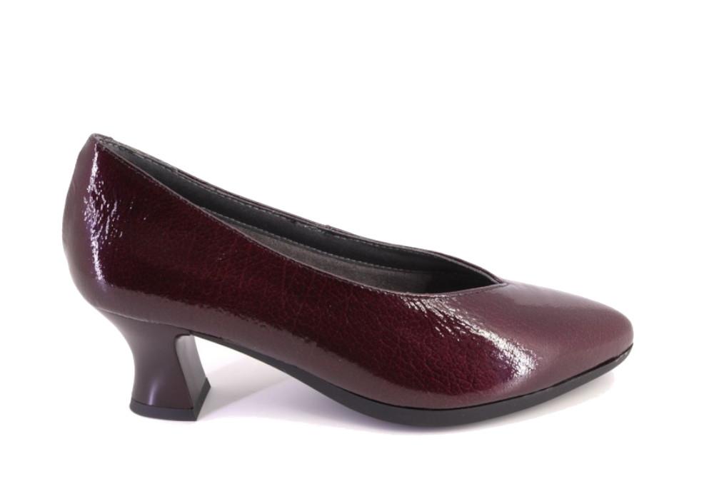 Zapatos de Tacón Pitillos 11681 Burdeos Mujer – Zapatos de fiesta Elegantes y Cómodos