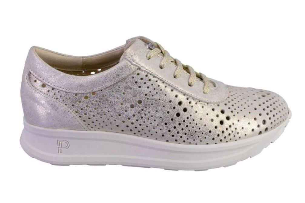 Zapatillas deportivas Pitillos 10410 en oro para mujer