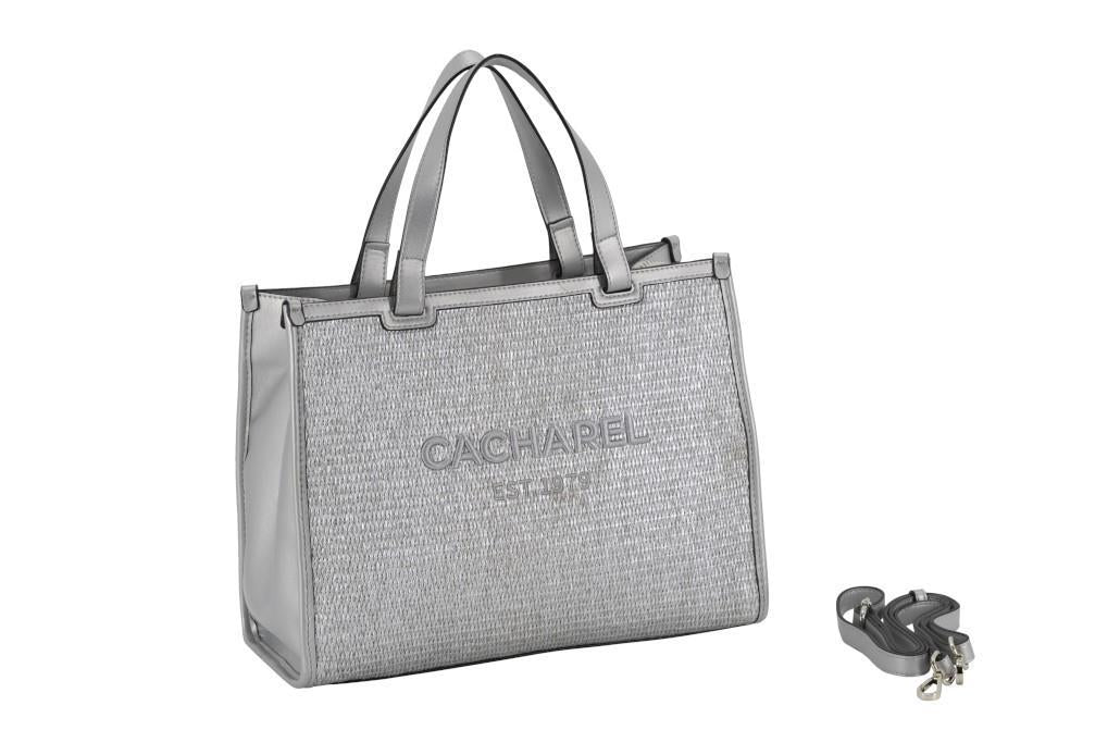 Bolso Maxi shopper silver CD251020 en plata