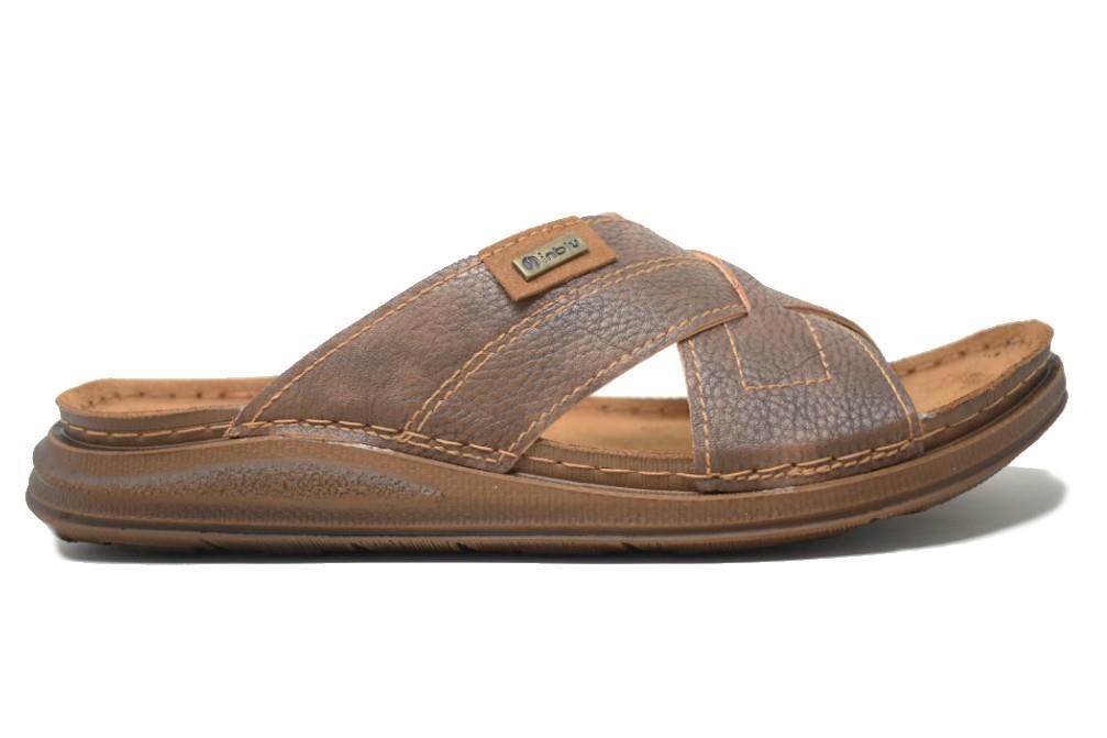 Sandalias inblu VE000009 en marrón para hombre