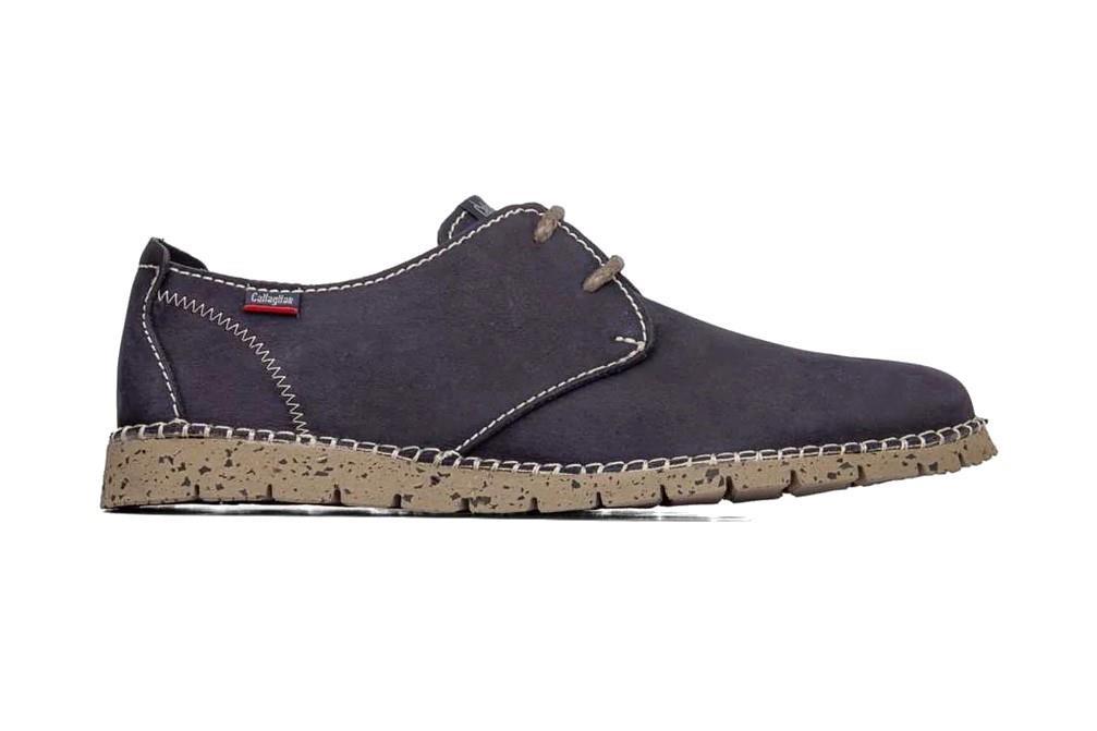 Zapatos con cordones Callaghan 84702 Abiatar en azul para hombre