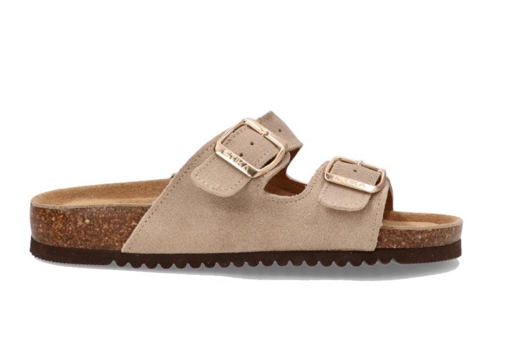 Sandalias bio Etika 10015 Arenal en beige para mujer