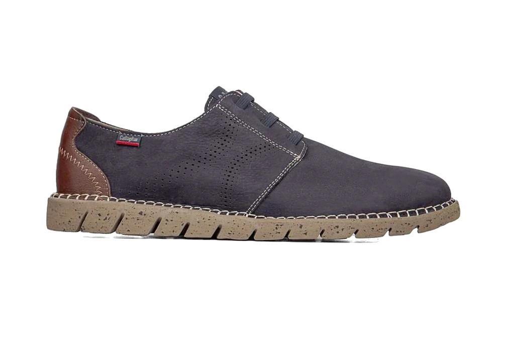 Zapatos con cordones Callaghan 43200 Viz en azul marino para hombre