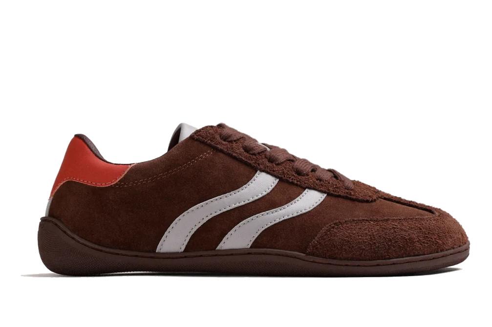 Zapatillas deportivas Barefoot Gioseppo 80249 de Piel marrón chocolate para mujer