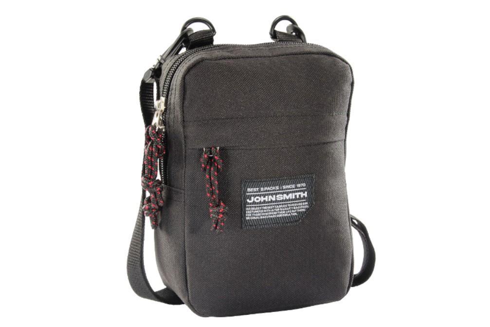 Bandolera Jhon Smith B23233 en negro para hombre