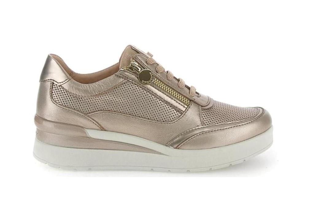 Zapatillas deportivas STONEFLY CREAM 52 LAMINATED LTH 220738 en oro