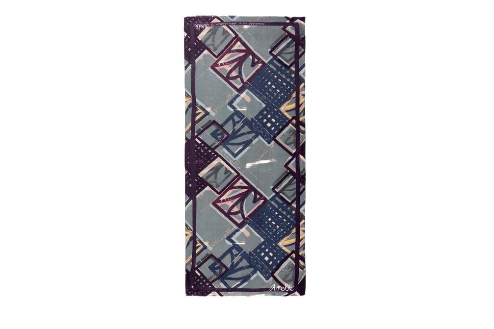 Pashmina estampada Anekke 41470-101 en azul