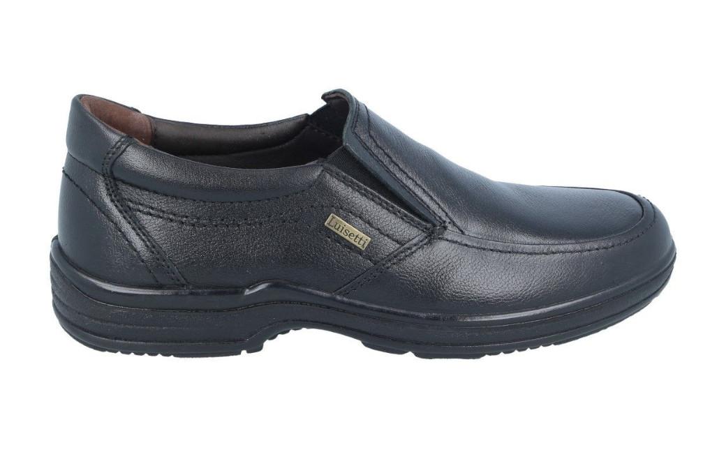 Mocasines Luisetti 20400ST en color negro