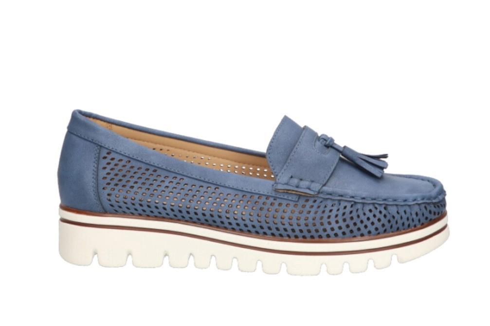 Mocasín Etika Armony luanco 68004 para mujer en azul