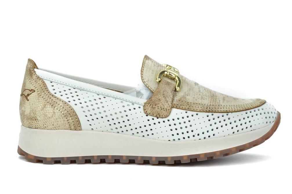 Mocasines Kangaroos 800-12 en beige para mujer