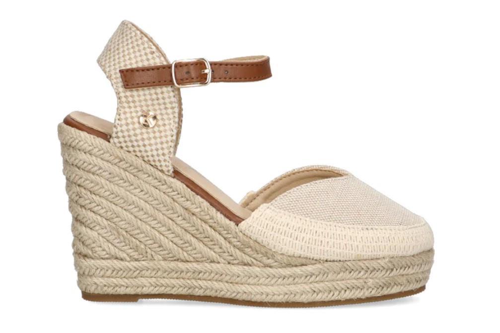 Alpargatas Etika Saura 20002 en beige para mujer