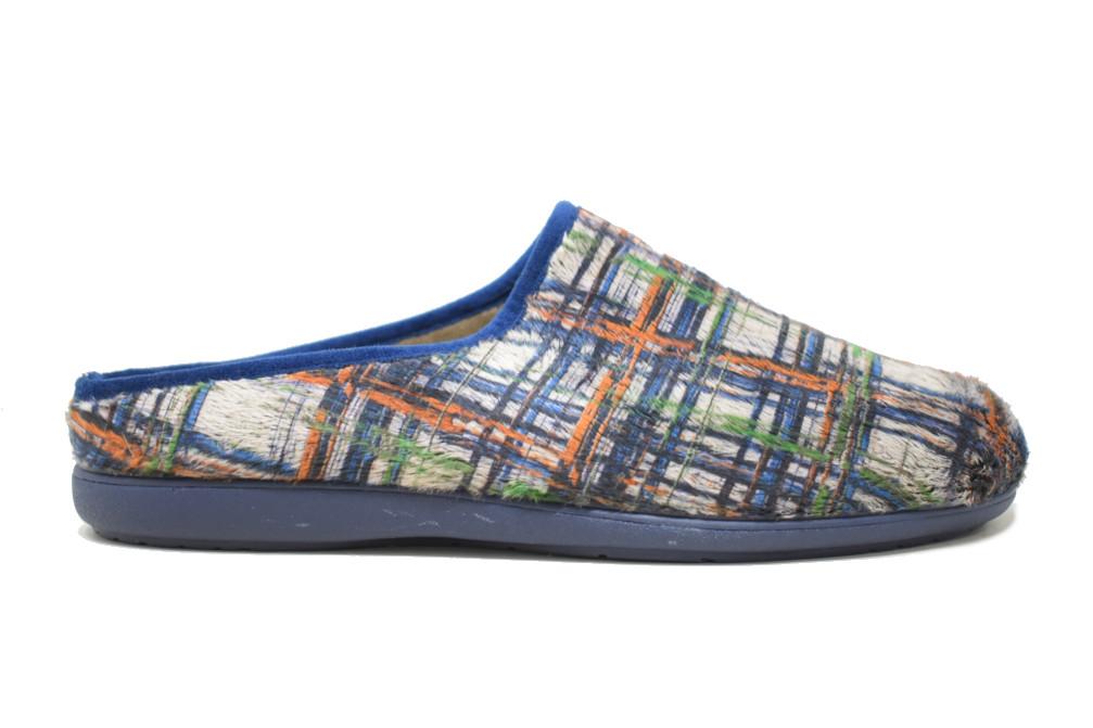 Zapatillas de casa destalonada XPatri 23-313 en azul