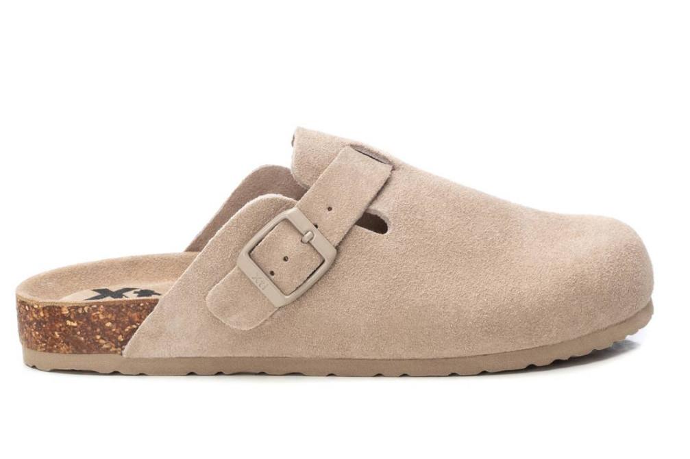Zueco bio en beige para mujer XTI 142871 de Serraje