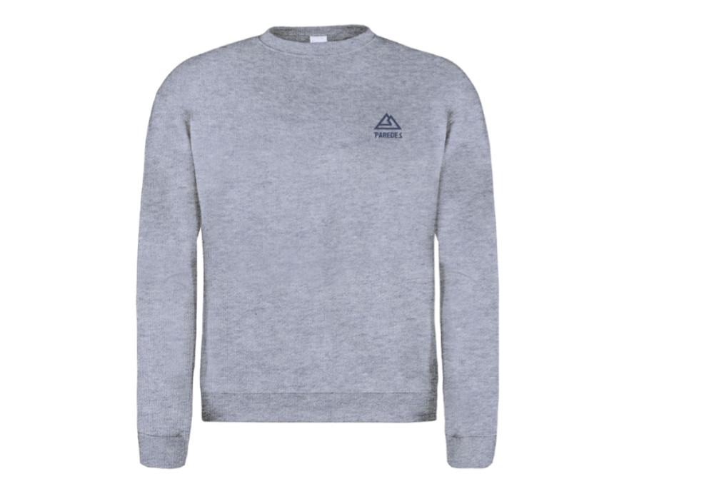 Sudadera Paredes TX0001 unisex Casiopea en gris