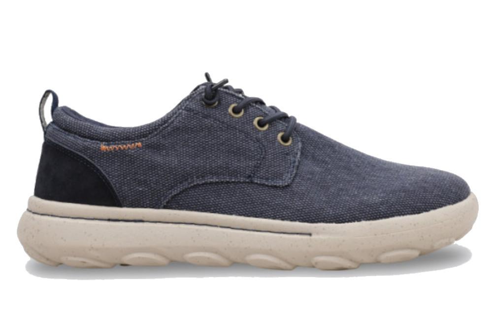Zapatos con cordones de lona Coronel Tapiocca T856 en color azul– Zapato Casual Elegante, Ligero y Cómodo