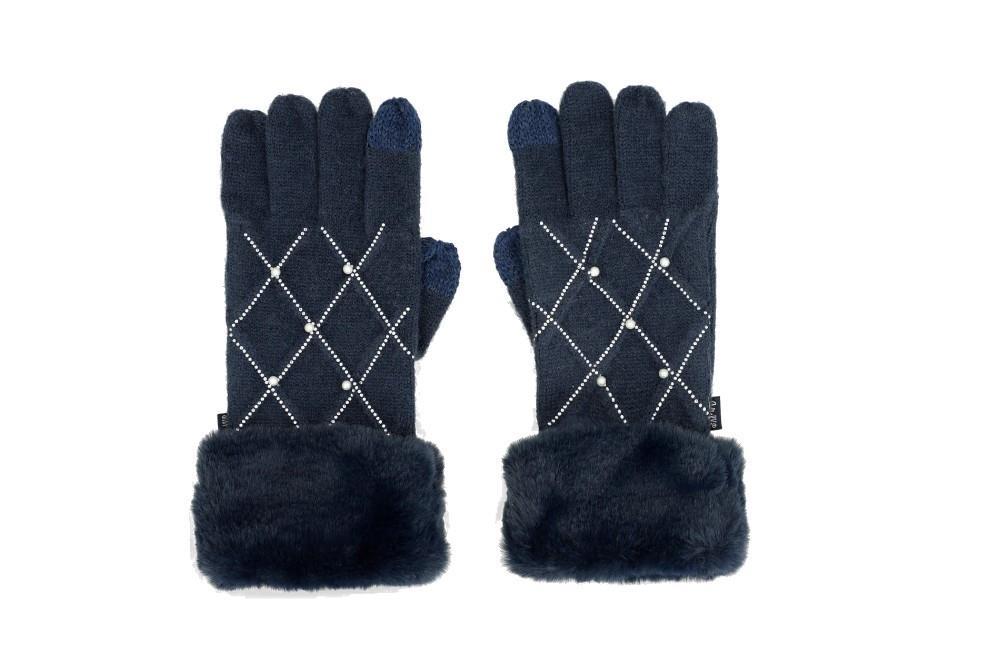 Guantes de punto Anekke 41482-023 en azul
