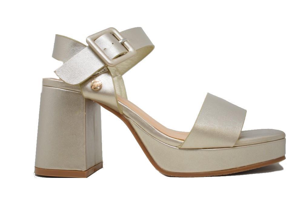 Sandalias de fiesta Isteria 23039 para mujer en oro