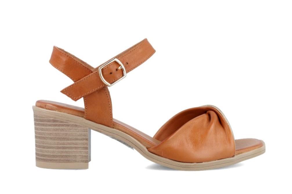 Sandalias de tacón Walk & Fly 21-501 en cuero para mujer