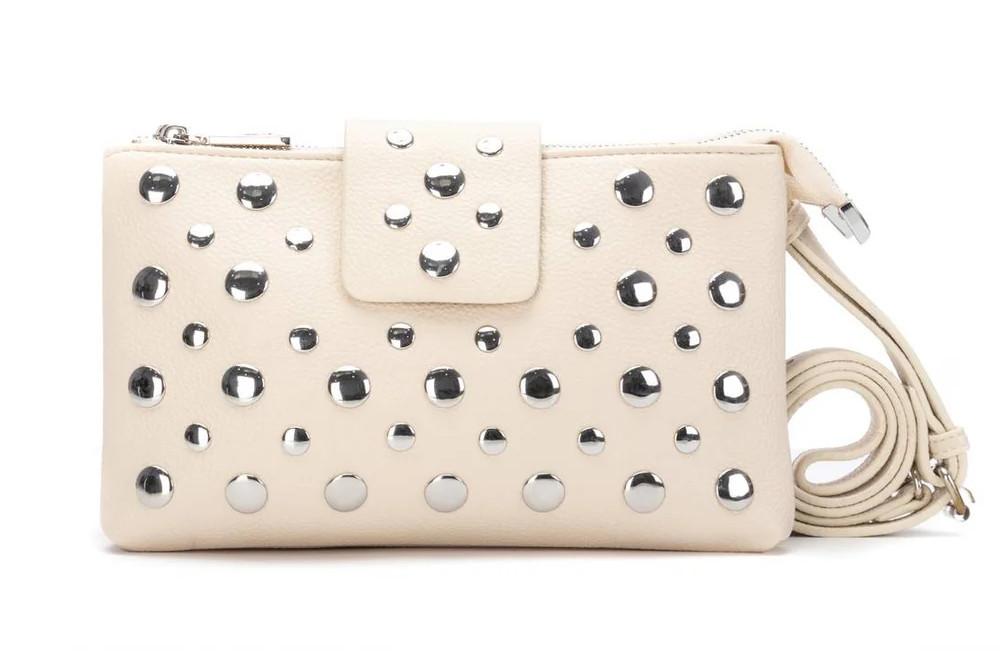 Bolso Bandolera Mujer XTI 184569 en color beige