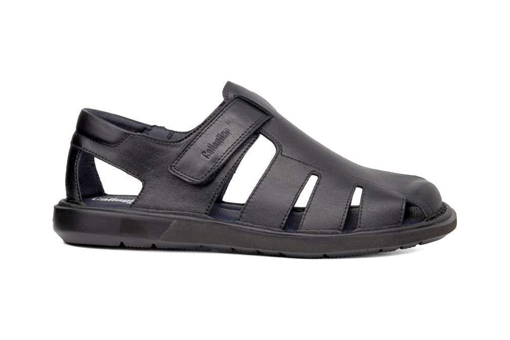 Sandalias cangrejeras Callaghan 92311Lebanpara hombre en negro