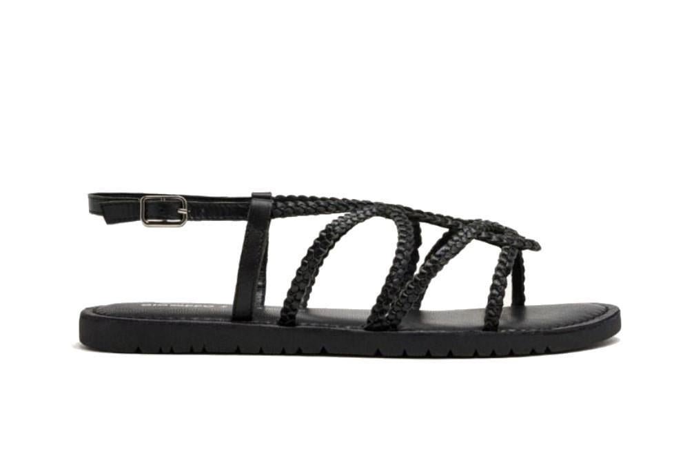 Sandalias planas Gioseppo ORLAND 75107 en negro para mujer
