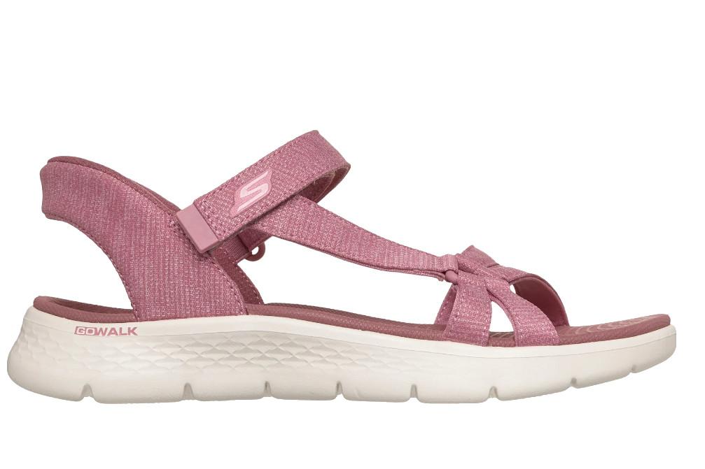 Sandalias Skechers Slip-Ins GO WALK Flex Sandal Illuminate 141481 Rosa Mujer | Deportivas, Cómodas y Ultraligeras