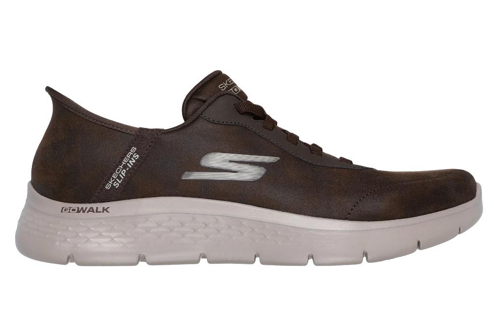 Zapatillas Skechers Slip-ins: GO WALK Flex - Smooth Motion en marrón