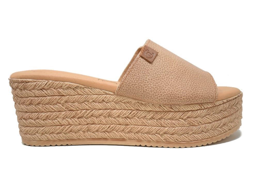 Zuecos con Cuña Mega 311 en taupe para mujer
