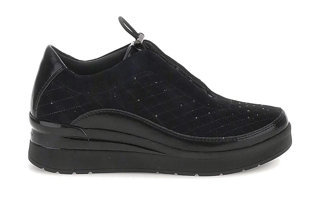 Zapatillas deportivas mujer Stonefly Cream 21 negro con bordados 222958