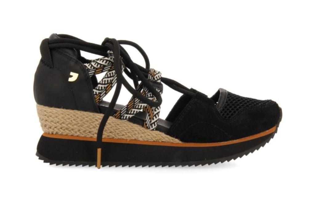 Sneakers abiertos Gioseppo IONA para mujer de color negro