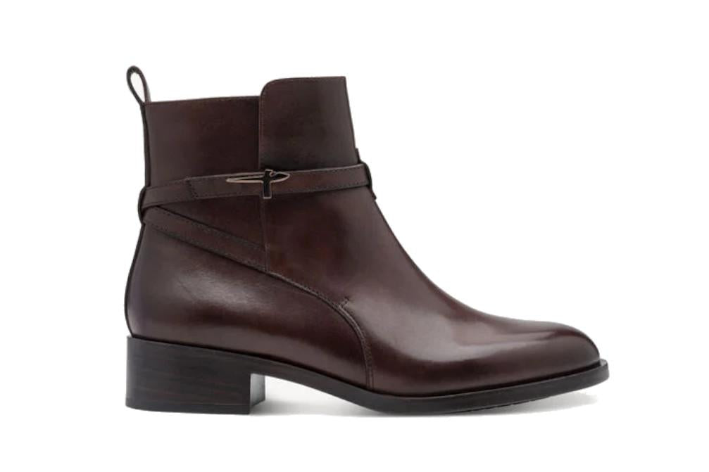 Botines planos Tamaris 25321 en cuero